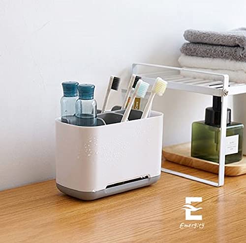 Emergity Multipurpose Bathroom Toothbrush and Toothpaste Holder Razor Shaving kit Stand for Bathroom and washbasin Multicolor - Image 1
