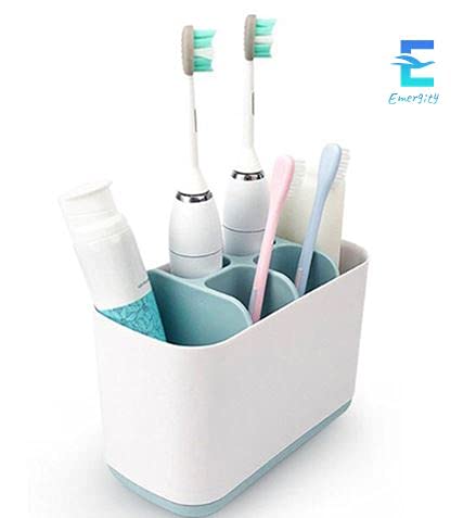 Emergity Multipurpose Bathroom Toothbrush and Toothpaste Holder Razor Shaving kit Stand for Bathroom and washbasin Multicolor - Image 4