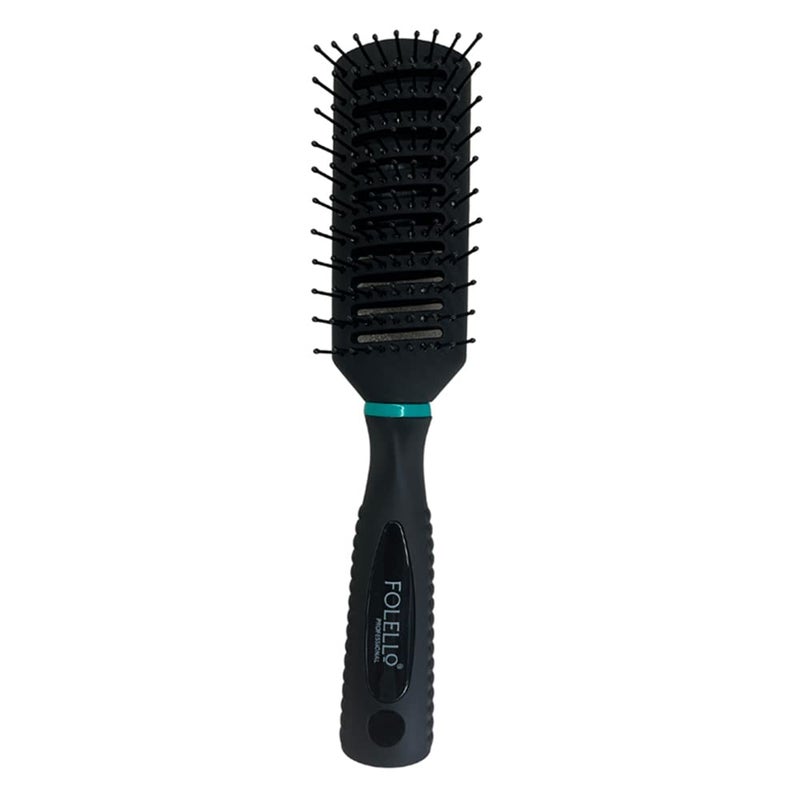 FOLELLO Professional Vent Hair Styling Brush for Blow Drying Detangling Ergonomic Handle Design Comfortable Grip Hair Comb Suitable for Women Men and Children - Image 1