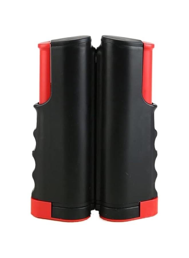 كوينج رف للاعبة تنس الطاولة القابلة للسحب، عصرية وآمنة مع حافة متموجة، رف شبك كرة بونغ portable (أسود). يأتي مع رف شبك تنس الطاولة القابل للسحب لأي طاولة، شبك تنس الطاولة لأي طاولة بلياردو. - Image 1