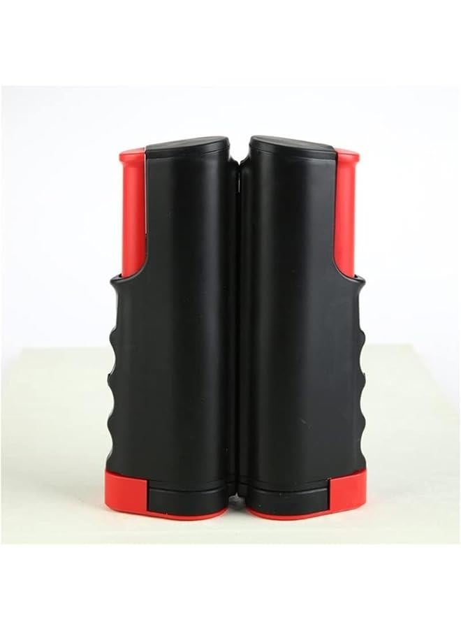 كوينج رف للاعبة تنس الطاولة القابلة للسحب، عصرية وآمنة مع حافة متموجة، رف شبك كرة بونغ portable (أسود). يأتي مع رف شبك تنس الطاولة القابل للسحب لأي طاولة، شبك تنس الطاولة لأي طاولة بلياردو. - Image 5