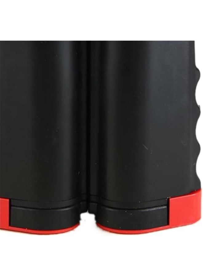 كوينج رف للاعبة تنس الطاولة القابلة للسحب، عصرية وآمنة مع حافة متموجة، رف شبك كرة بونغ portable (أسود). يأتي مع رف شبك تنس الطاولة القابل للسحب لأي طاولة، شبك تنس الطاولة لأي طاولة بلياردو. - Image 4