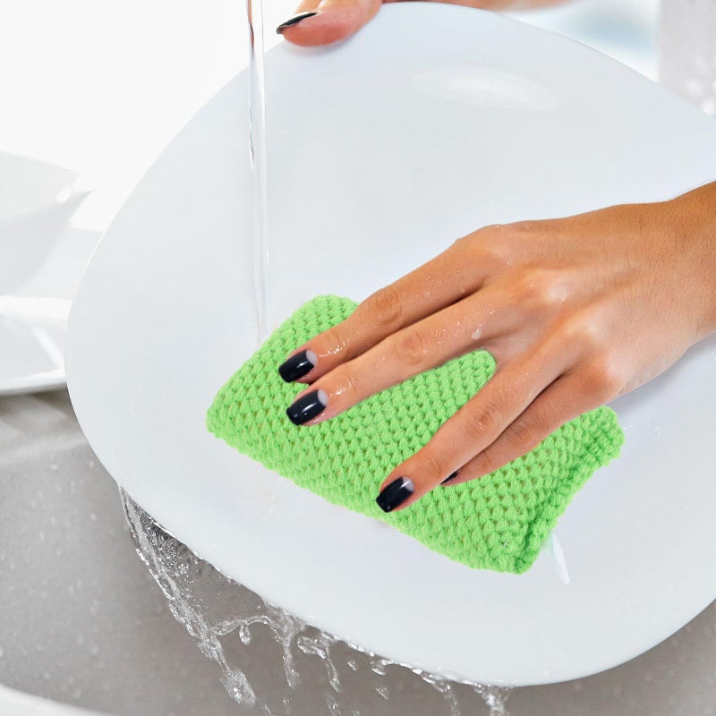 Heavy Duty Kitchen Scrub Sponge Non Stick Dishwashing Cloth for Household Cleaning - Image 5