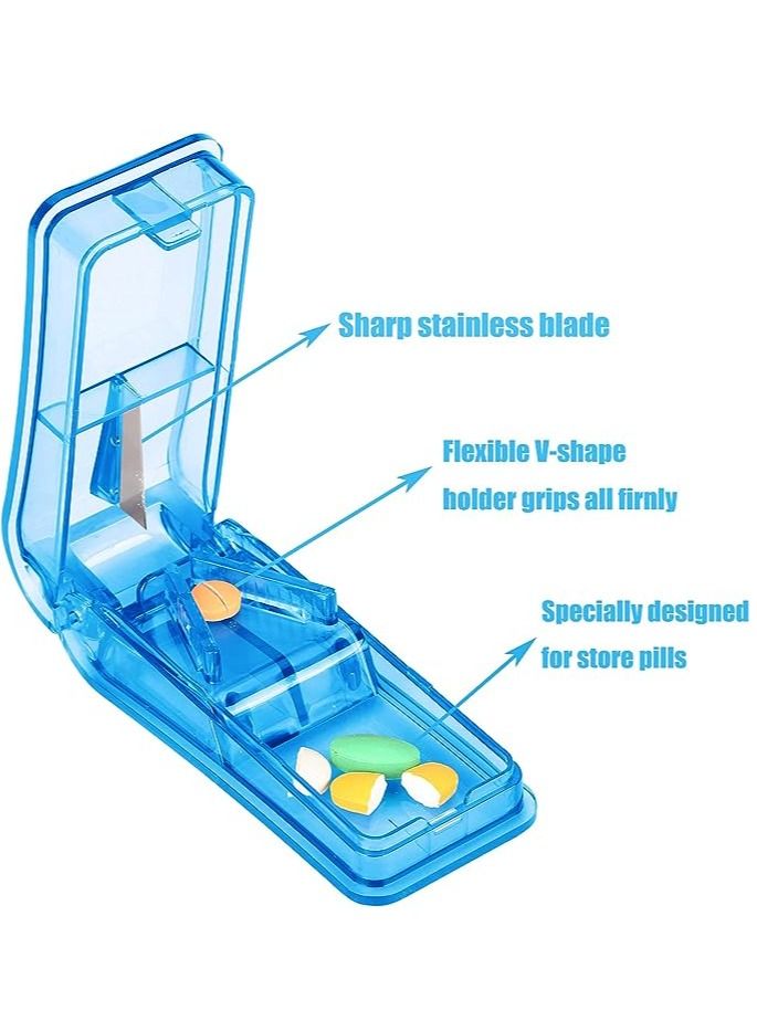 فوكس قطاعة أقراص مع صندوق دواء لتخزين حبوب الدواء - Image 4