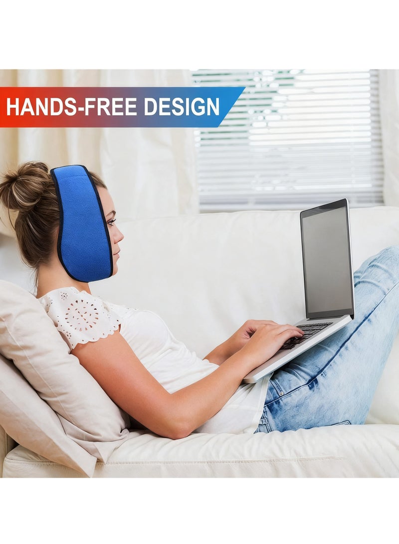 Y&D Face Ice Pack Wrap Ice Pack Wrap with 4 Reusable Hot Cold Therapy Gel Packs Pain Relief for TMJ Wisdom Teeth Dental Implants Chin Head Oral and Facial Surgery - Image 4