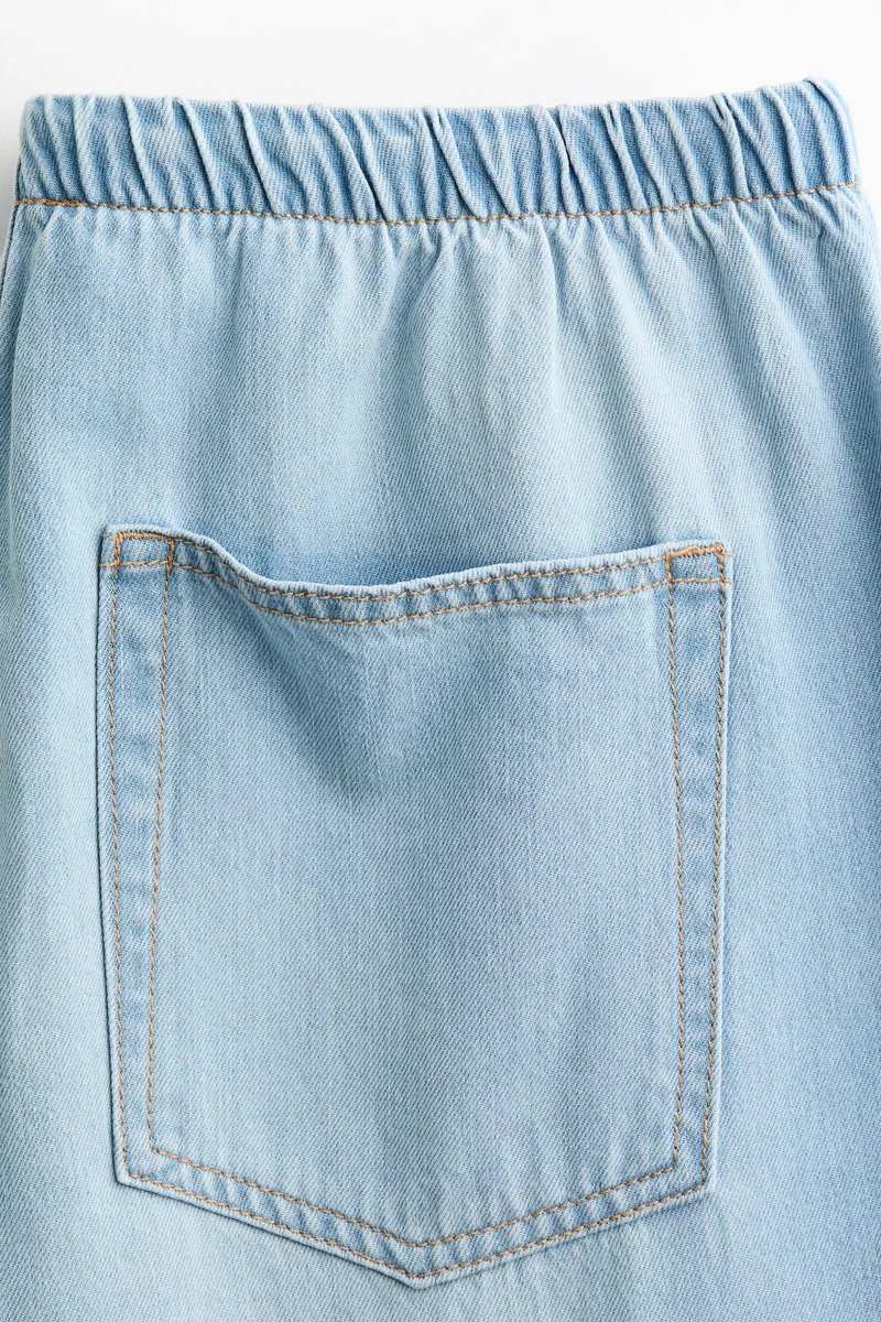 H&M  Denim drawstring trousers for Women | Best Price UAE