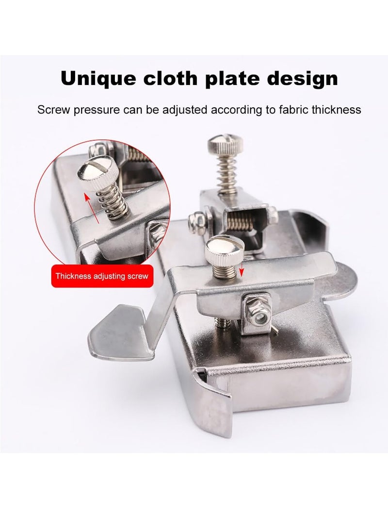 SYOSI Magnetic Seam Guide for Sewing Machine, Magnetic Seam Guide, 3 Pcs Universal Seam Guide, Hemmer Guide, Multifunctional Hem Guide for Sewing Machine, Sewing Supplie Accessories  - Image 3