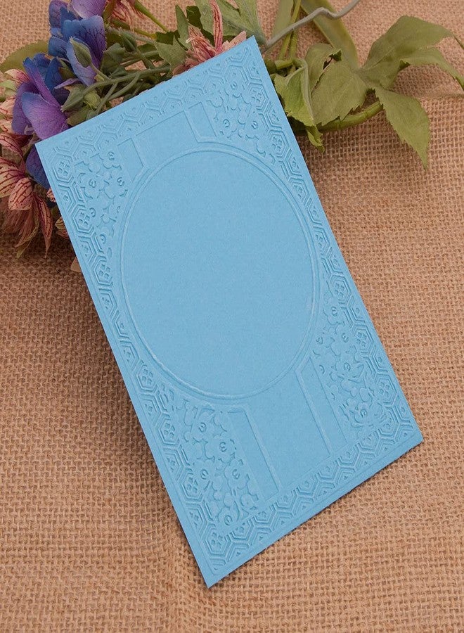 Arbuya Vintage Style Flowers Frame Texture Plastic Embossing Folders for Card Making Scrapbooking or Paper Crafts - Image 5