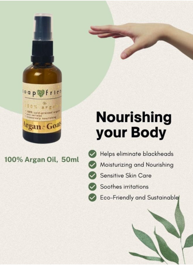 Soap&Friends Soap&Friends 100% Argan Oil with ECOCERT Certification | 50 ml  - Image 3