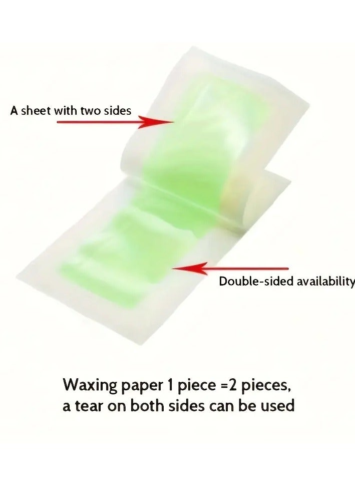Rozino 30pcs Of Waxed Paper for Hair Removal; Used for Body Hair Removal And Skin Cleansing, Gentle And Rapid Hair Removal, Without Damaging The Skin, Smooth And Without Leaving Black Spots, Convenient to Use - Image 3