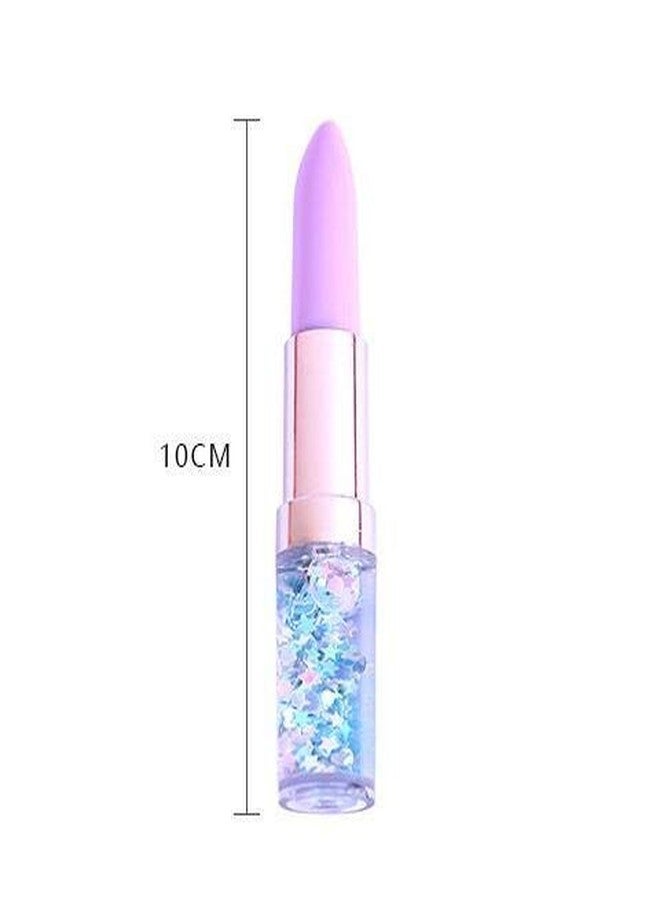 JOUET (Pack of 5 Unicorn Pencil Case/Unicorn Glitter Pen/Unicorn Eraser/Lipstick Pen for Girls/Unicorn Design Metal Tin Case Pouch (Blue, Unicorn Magic - Pack of 5) - Image 2