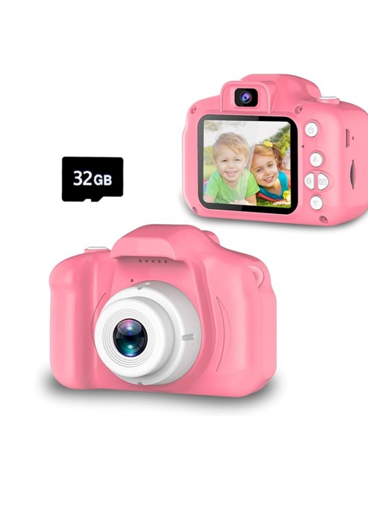 Seckton Upgrade Kids Selfie Camera, Christmas Birthday Gifts for Girls Age 3-9, HD Digital Video Cameras for Toddler, Portable Toy for 3 4 5 6 7 8 Year Old Girl with 32GB SD Card-Pink - pzsku/ZE0D58783691313EE9DE2Z/45/_/1702143476/4c21fc02-5736-440e-8cfc-678de5db51af