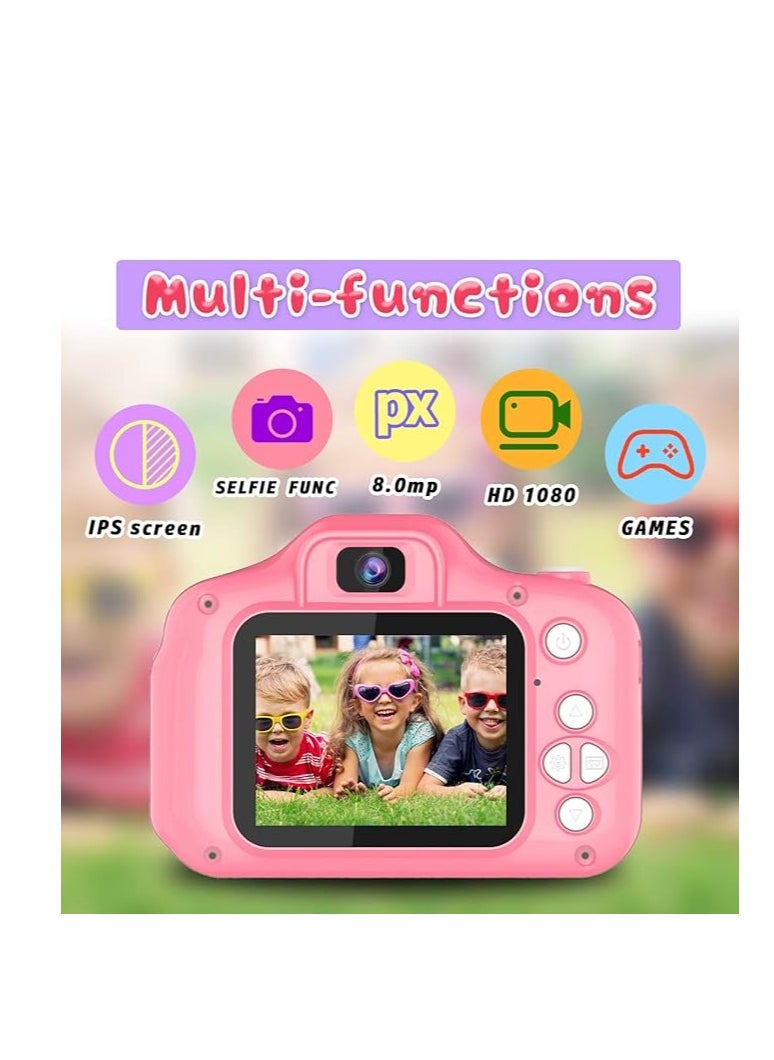 Seckton Upgrade Kids Selfie Camera, Christmas Birthday Gifts for Girls Age 3-9, HD Digital Video Cameras for Toddler, Portable Toy for 3 4 5 6 7 8 Year Old Girl with 32GB SD Card-Pink - pzsku/ZE0D58783691313EE9DE2Z/45/_/1702143487/95aa52a6-8fef-4ae5-88bc-eb4bae05c49c