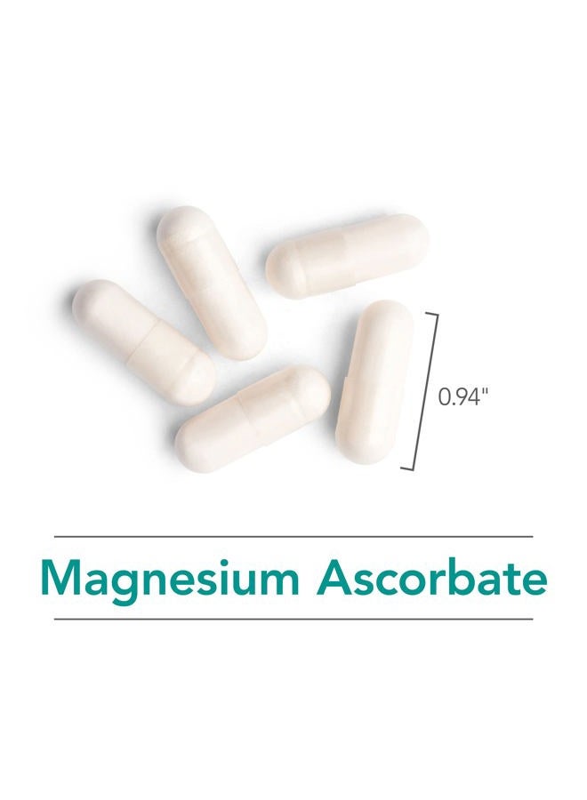 Nutricology Magnesium Ascorbate Supplement - 1000mg Buffered Vitamin C, Immune Support, Magnesium Powder, Vegetarian Capsules - 100 Count - Image 4