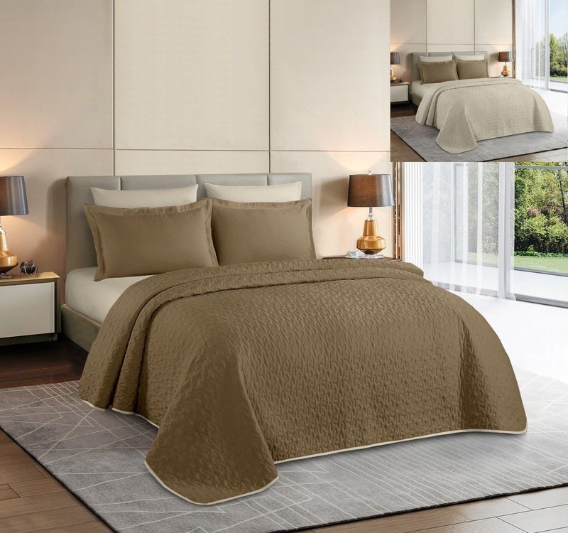 Luxury microfiber double bed set – 6 comfortable and practical pieces