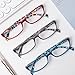 LANLANG 5Pack Reading Glasses for Women Blue Light Blocking Eyeglasses with Spring Hinge 5 fashion colors Anti Eyestrain 200 diopters - Image 4