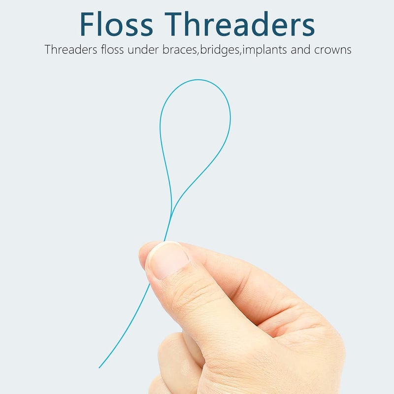 DanTicy Floss Threaders - 200 Count (4 Pack) for Braces, Bridges, and Implants - Image 3