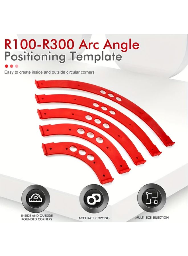 Large Arc Mold R200 Woodworking Template Tool Manual Curved Edge Guide For DIY Furniture - Image 2