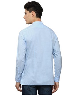 ألين سولي قميص كورتا رجالي قصير بأكمام طويلة من ألين سولي (ASKUQSTBK26085_Sky Blue_S)  - Image 3
