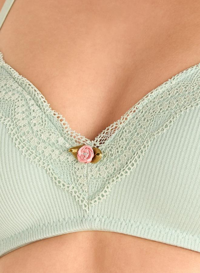 Splash FAV Set of 2 - Lace Detail Bra with Hook and Eye Closure - Image 3