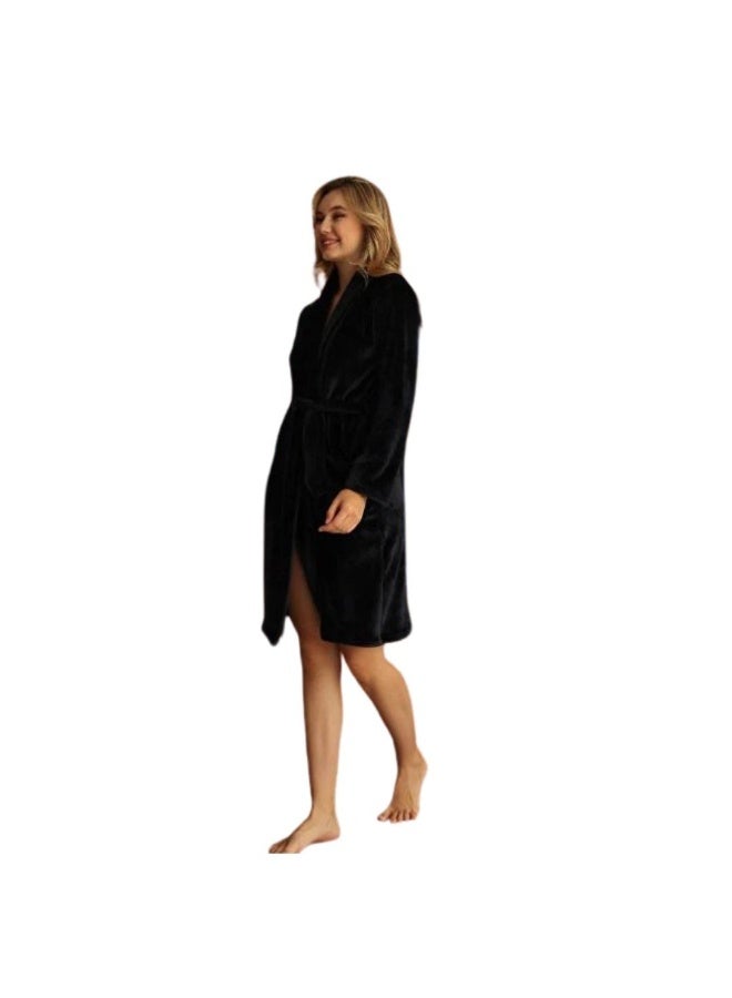 Women's velvet robe - Image 3