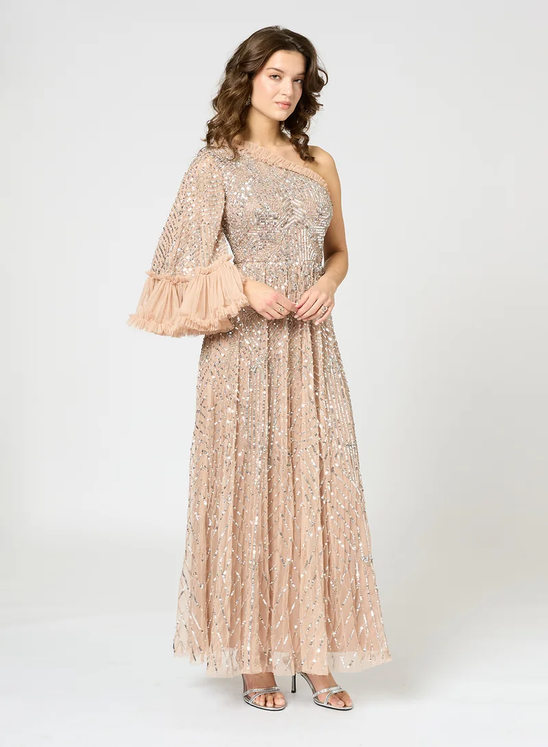 بيوت One-Shoulder Evening Dress