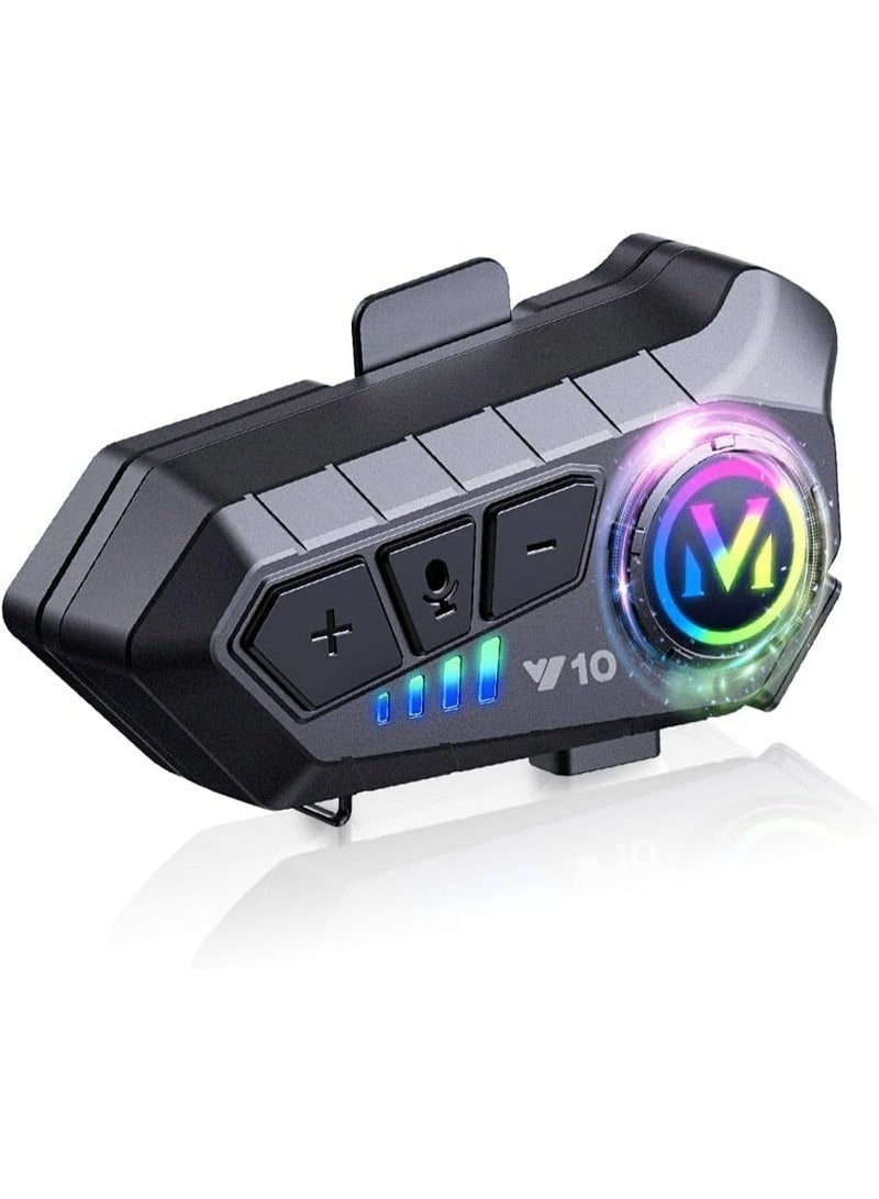 Arabest Motorcycle Helmet Headset, V5.3 Bluetooth Speakers with Music Sharing, Noise Cancellation Helmet Headphone with Strong Bass, IPX6 Waterproof Headphone - Image 3