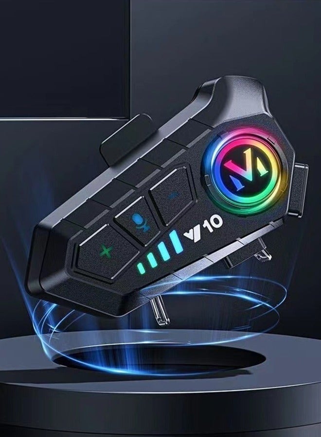 Arabest Motorcycle Helmet Headset, V5.3 Bluetooth Speakers with Music Sharing, Noise Cancellation Helmet Headphone with Strong Bass, IPX6 Waterproof Headphone - Image 1