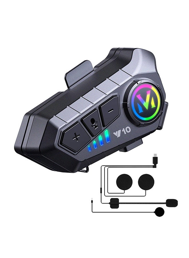 Arabest Motorcycle Helmet Headset, V5.3 Bluetooth Speakers with Music Sharing, Noise Cancellation Helmet Headphone with Strong Bass, IPX6 Waterproof Headphone - Image 1
