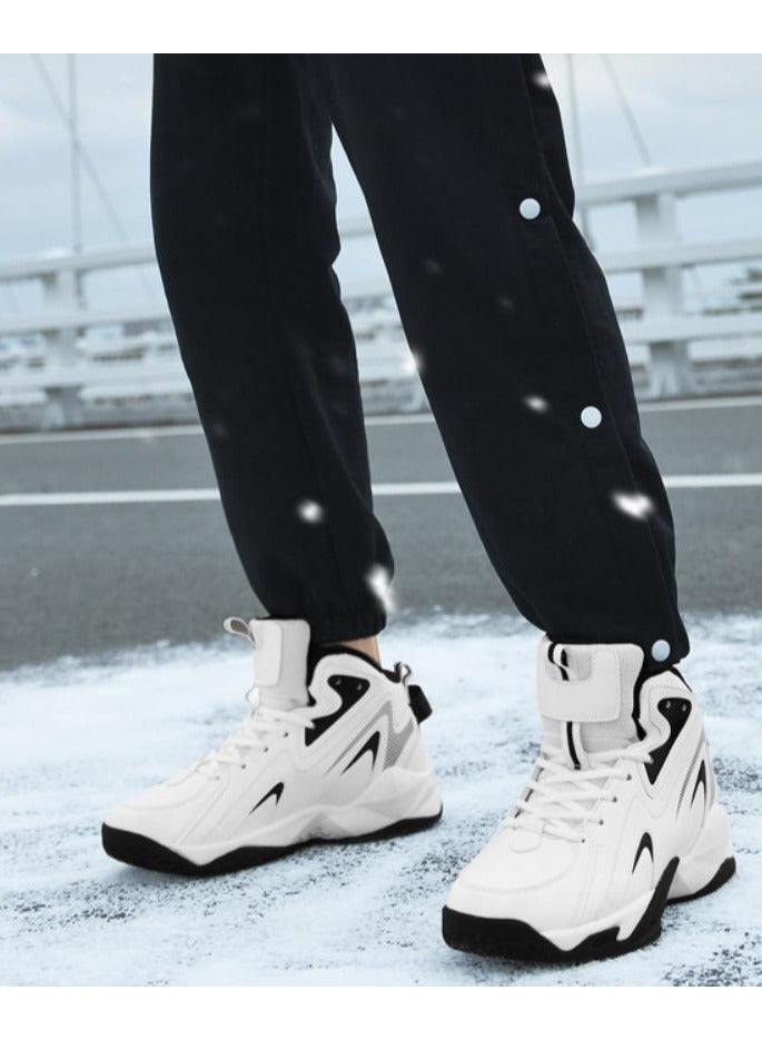 KUYING New Basketball Shoe Leather Waterproof High Top Shoe  - Image 2