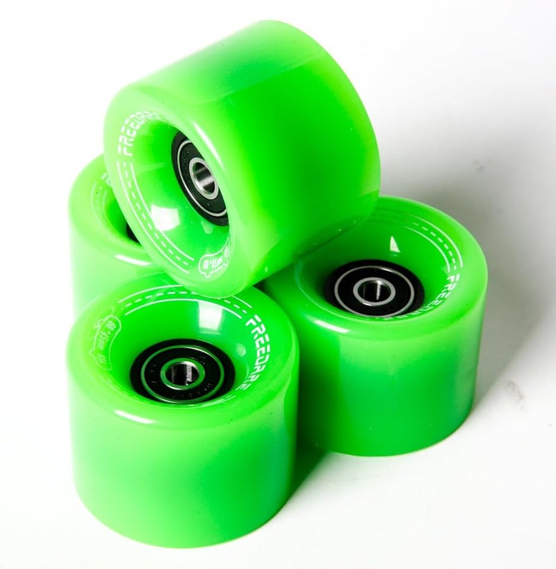 FREEDARE Skateboard Wheels 60mm 83a with Bearings and Spacers(Pack of 4) - Image 4