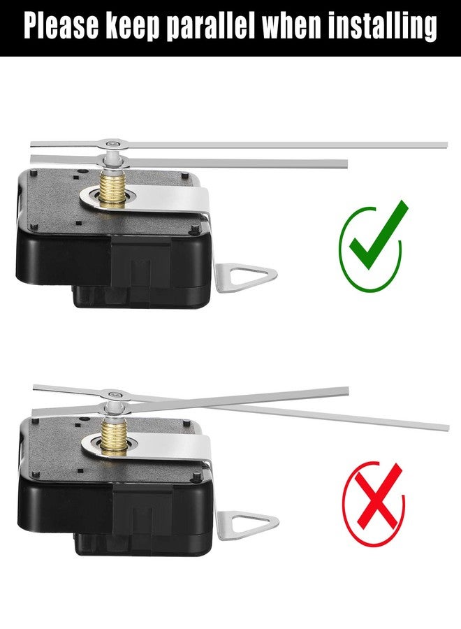 مادر مجموعة Mudder المكونة من 14 شكلاً من عقارب الساعة السوداء فقط، وهي عبارة عن حركات ساعات وآليات ساعات، عقارب ثابتة لا تصدر صوت تكتكة، طقم استبدال عقارب الساعة مصنوع من الألومنيوم، قطع غيار ساعات يمكنك تركيبها بنفسك لإصلاح الساعات، 14 نوعًا من الأحجام، أسود - Image 5