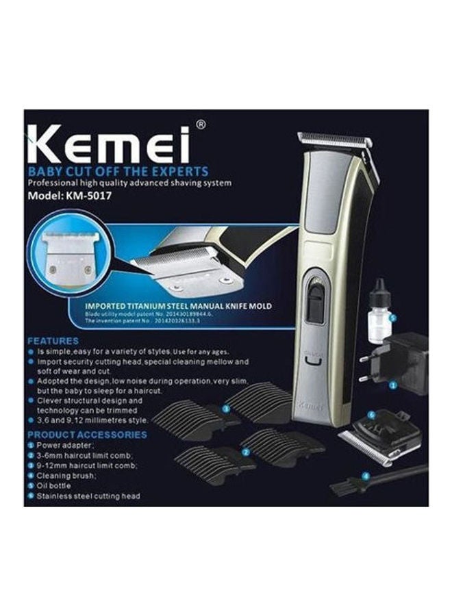 Kemei Km-5017 Shaver For Men Silver - Image 1