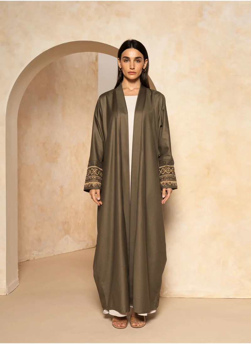 TELAL FEMINA MOCHA MIRAGE ABAYA