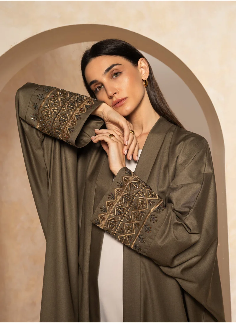 TELAL FEMINA MOCHA MIRAGE ABAYA