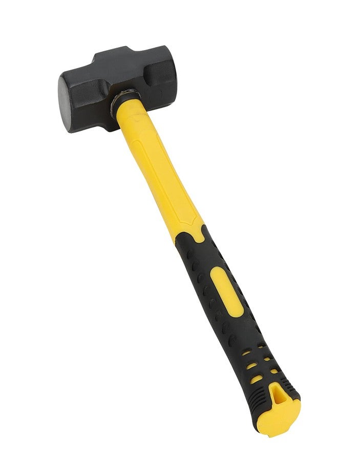 MANCHAP 2 PCS 14 Inch 3lbs Sledge Hammer with Fiberglass Handle, Drilling Crack Hammer, Club Hammer Tool for Demolition, Construction, Renovation, Yellow - Image 5