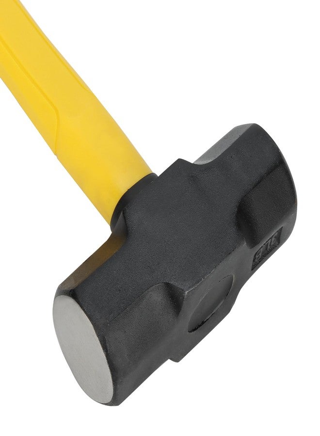 MANCHAP 2 PCS 14 Inch 3lbs Sledge Hammer with Fiberglass Handle, Drilling Crack Hammer, Club Hammer Tool for Demolition, Construction, Renovation, Yellow - Image 3