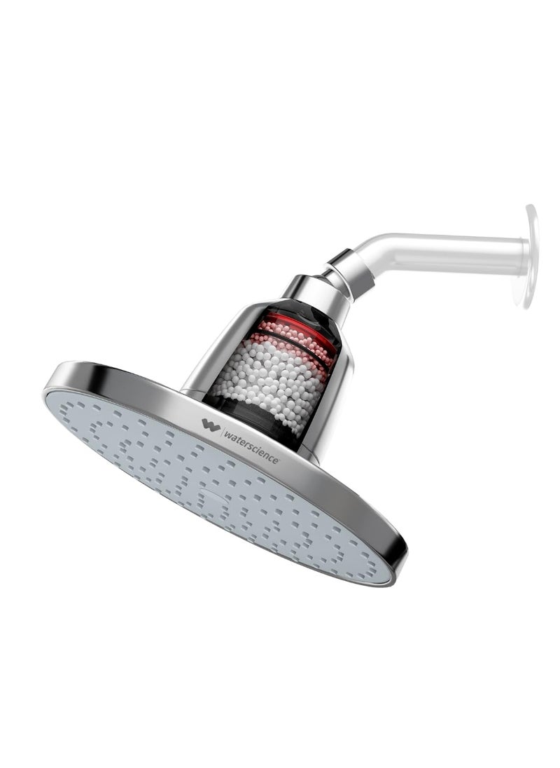 WaterScience WaterScience CLEO Rain Shower Filter for Hard Water 8 Shower Head without Shower Arm Water Softener for Bathroom  - Image 1