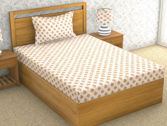 SUPER SOFT BRUSHED MICROFIBER COTTON SINGLE BEDHSEET WITH 1 PILLOW COVERBEDSHEET 60X90INCHES PILLOW COVER 17X27INCHES BEDSHEET FOR SINGLE BED