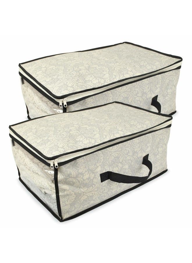 DII Breathable Closet Soft Storage Bag, Damask, Sweater Size - Image 1