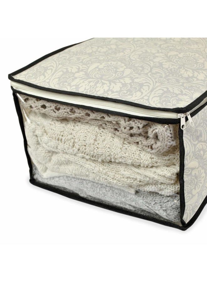 DII Breathable Closet Soft Storage Bag, Damask, Sweater Size - Image 3