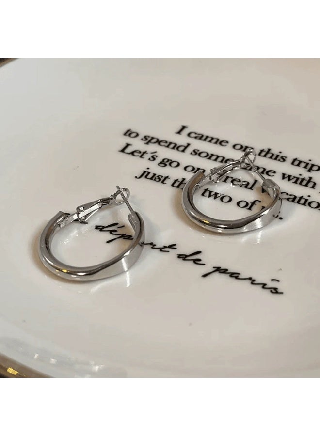 Goolsky Multi-Hoop Metal Stud Earrings – Trendy Statement Jewelry for Women, Multi-Hoop Design Anti-Tarnish, Parties/Daily Fashion Statement - Image 2