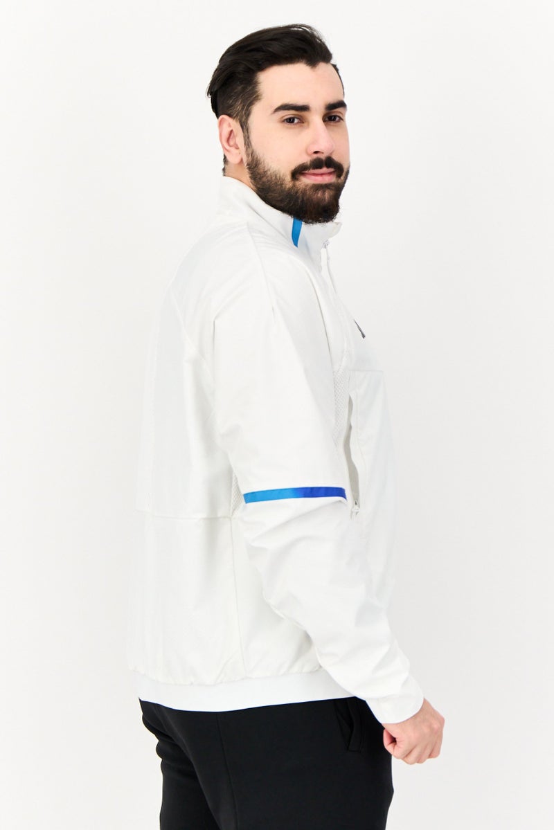 Adidas Men Sportswear Fit Spain Game Day Anthem Football Jacket, White - Image 4