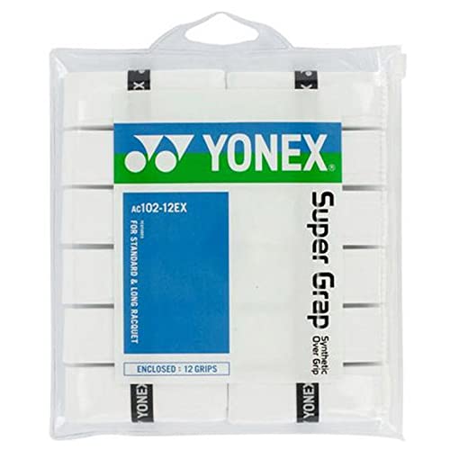Yonex يونكس سوبر جريب أبيض 12 حزمة غلاف خارجي - Image 2