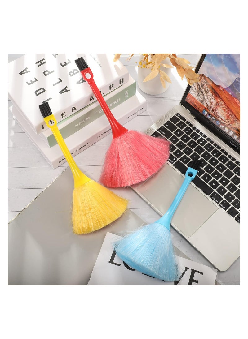 SYOSI Microfiber Delicate Duster 3 Pcs Fluffy Kitchen Anti Static Laptop Keyboard Brush Mini Microfiber Duster Small Dusting Wand Multifunction Screen Brush for Electronic Equipment  - Image 4