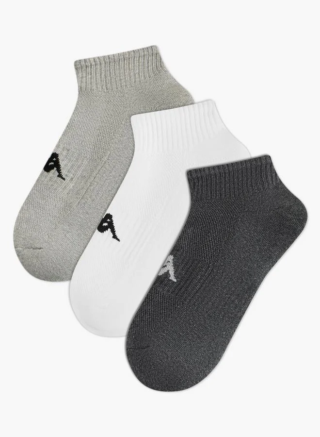 كابا Kappa Men Socks Ankle Length Half Terry - Set of 3