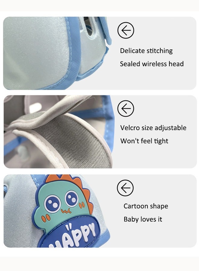 Aissiora Baby Safety Helmet Infant Soft Head Protector for Crawling Walking Adjustable Ultra-Lightweight Anti-Collision Toddler Headgear for Daily Use - Image 4