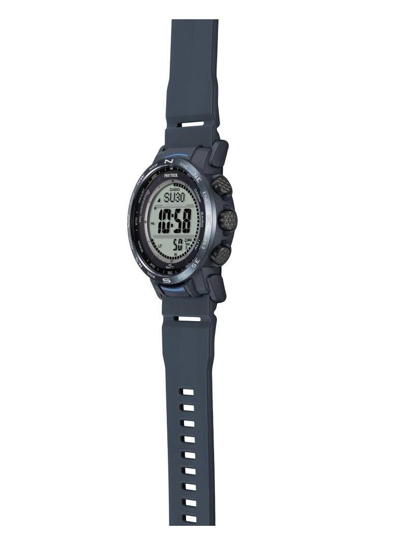 كاسيو ساعة برو تريك الرياضيه للرجال رقمية تعمل بالطاقة الشمسية - PRW-35Y-2DR - Image 3