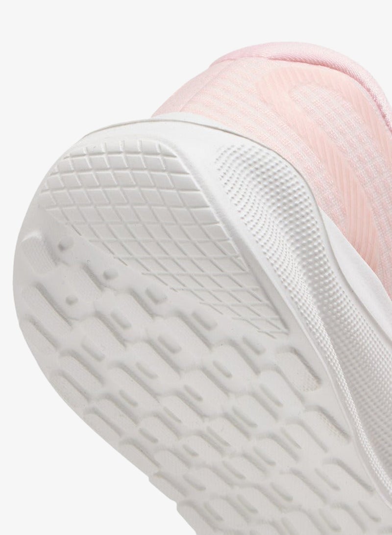 Kappa Girls' Textured Sports Shoes with Hook and Loop Closure - Image 5