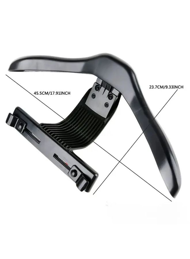 Multifunctional Retractable Black Car Hanger Seat Back Organizer Adjustable Storage - Image 4